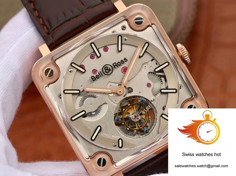 Bell & Ross BR-X2 Tourbillon 18K Rose Gold Stainless Steel Brushed Dial 4 Bell & Ross BR-X2 Tourbillon 18K Rose Gold Stainless Steel Brushed Dial 4