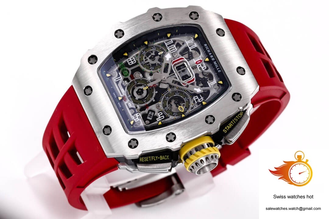 Richard Mille RM11-03RG KV Factory Titanium Red Strap 4 Richard Mille RM11-03RG KV Factory Titanium Red Strap 4
