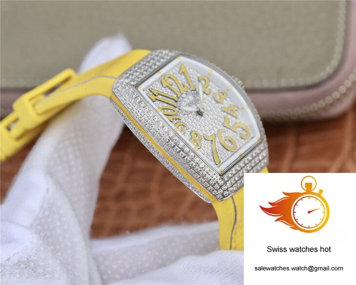 Franck Muller Vanguard Ladies ABF Factory Cowhide Strap 5 Franck Muller Vanguard Ladies ABF Factory Cowhide Strap 5