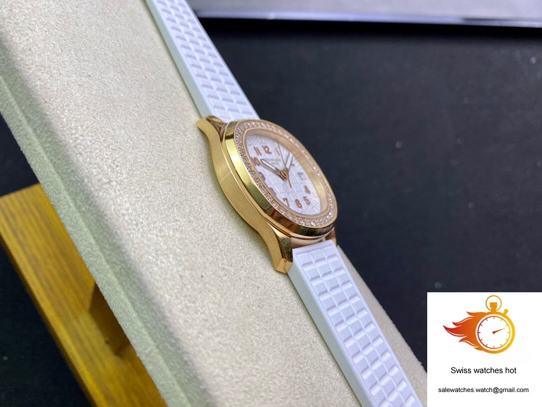 Patek Philippe Aquanaut 5067A Quartz Ladies PPF Factory Yellow Gold Diamond-set Bezel 5 Patek Philippe Aquanaut 5067A Quartz Ladies PPF Factory Yellow Gold Diamond-set Bezel 5