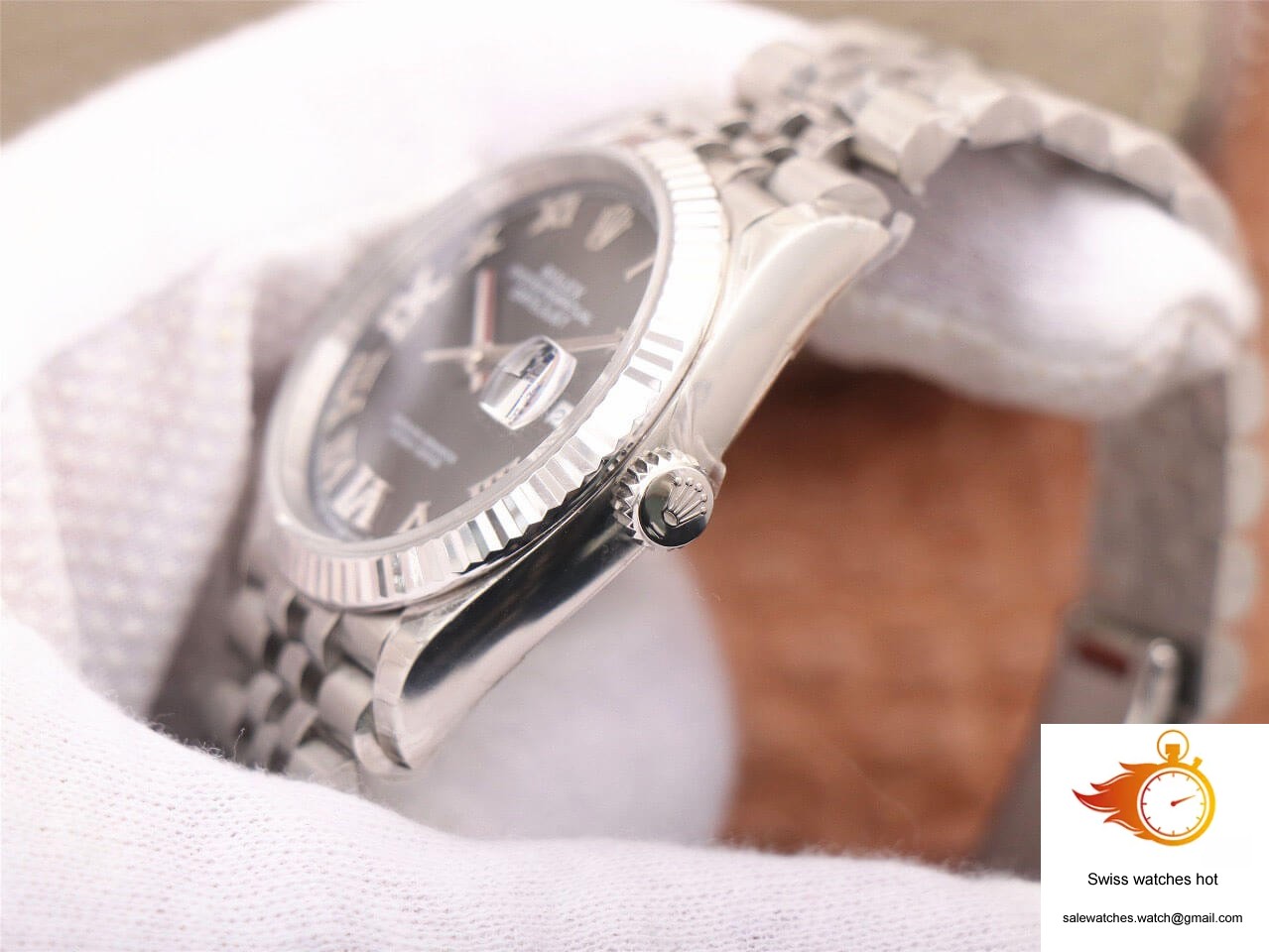 Rolex Datejust M126233 EW Factory Black Diamond-set Dial 5 Rolex Datejust M126233 EW Factory Black Diamond-set Dial 5