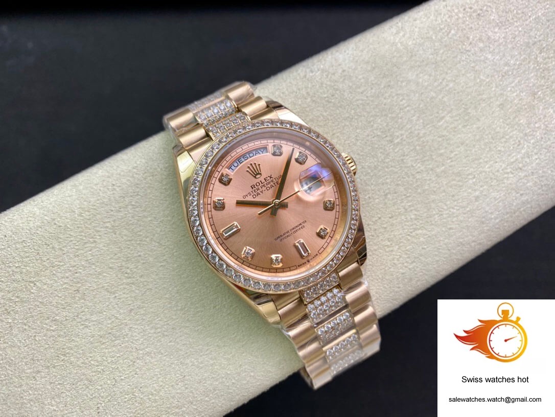 Rolex Day Date M128345RBR-0020 EW Factory Rose Gold 5 Rolex Day Date M128345RBR-0020 EW Factory Rose Gold 5