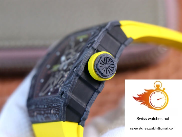 Richard Mille RM35-02 ZF Factory Yellow Rubber Strap 5 Richard Mille RM35-02 ZF Factory Yellow Rubber Strap 5
