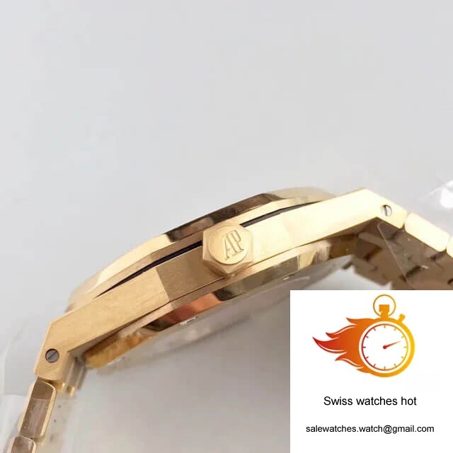 Audemars Piguet Royal Oak 15400OR JF Factory Yellow Gold Blue Dial 5 Audemars Piguet Royal Oak 15400OR JF Factory Yellow Gold Blue Dial 5