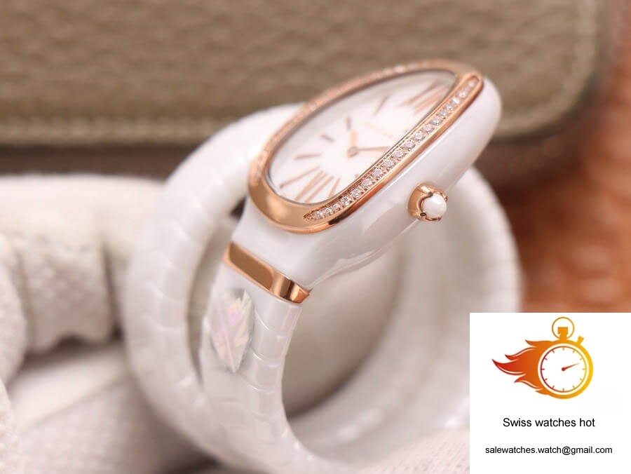 Bvlgari Serpenti 102613 BV Factory White Ceramic Dial 5 Bvlgari Serpenti 102613 BV Factory White Ceramic Dial 5