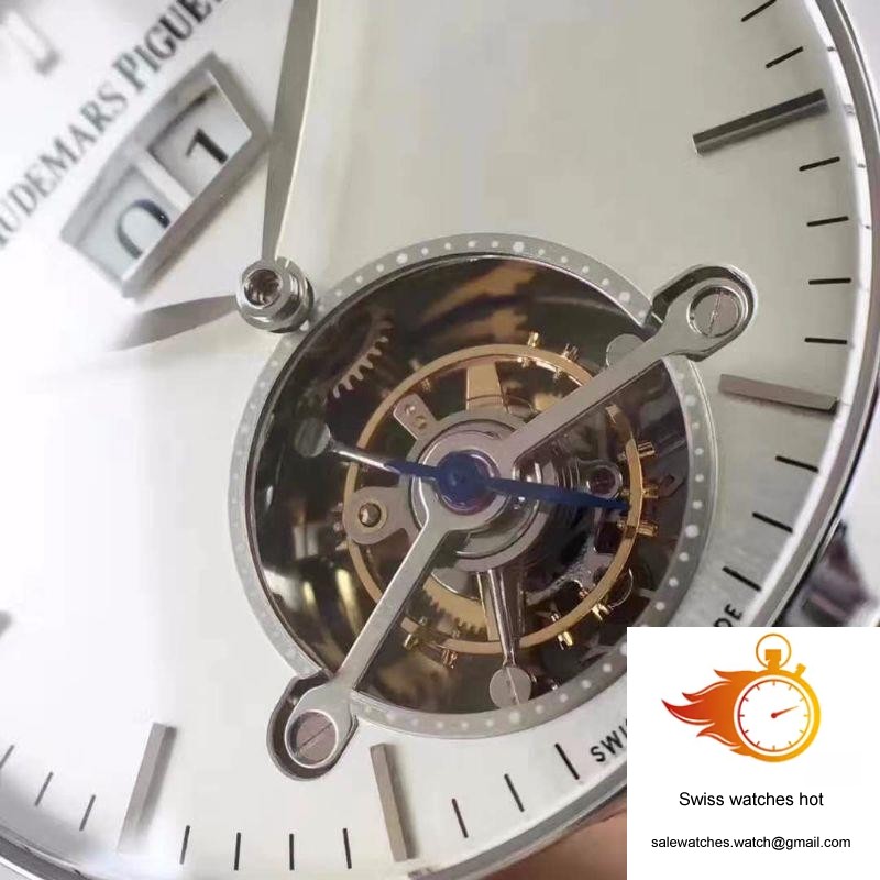 Audemars Piguet Audemars Tourbillon Grande Date 26559 White Dial 5 Audemars Piguet Audemars Tourbillon Grande Date 26559 White Dial 5