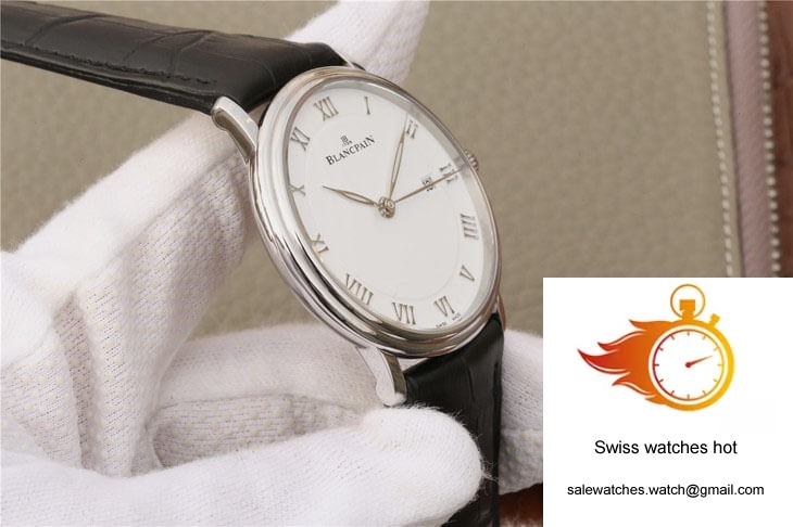 Blancpain Villeret 6651-1127-55B ZF Factory White Dial 5 Blancpain Villeret 6651-1127-55B ZF Factory White Dial 5