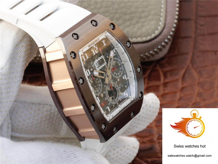 Richard Mille RM011 KV Factory Brown Ceramic Case 5 Richard Mille RM011 KV Factory Brown Ceramic Case 5