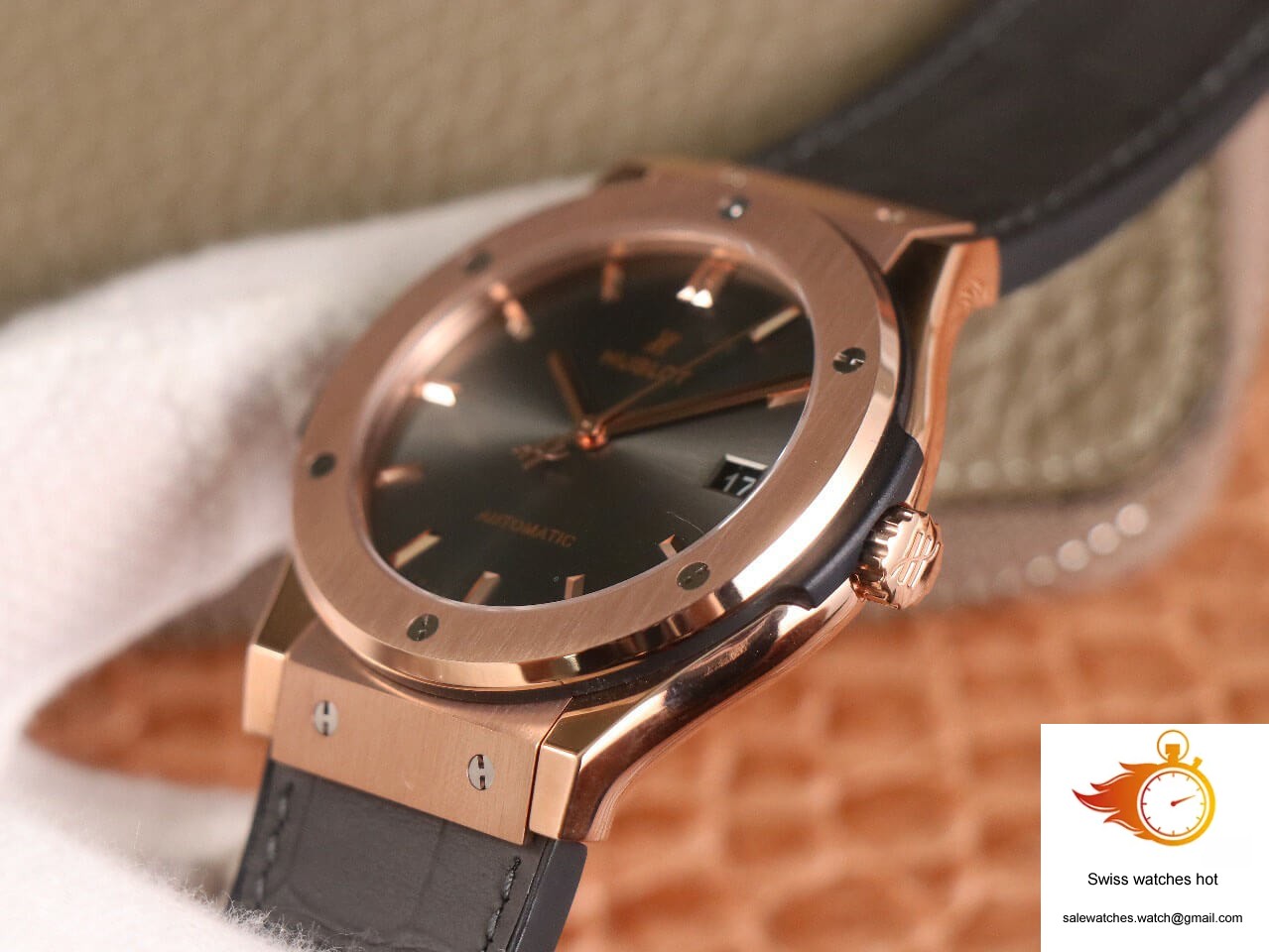 Hublot Classic Fusion 511.OX.7081.LR WWF Factory Rose Gold Dark Gray Dial 5 Hublot Classic Fusion 511.OX.7081.LR WWF Factory Rose Gold Dark Gray Dial 5
