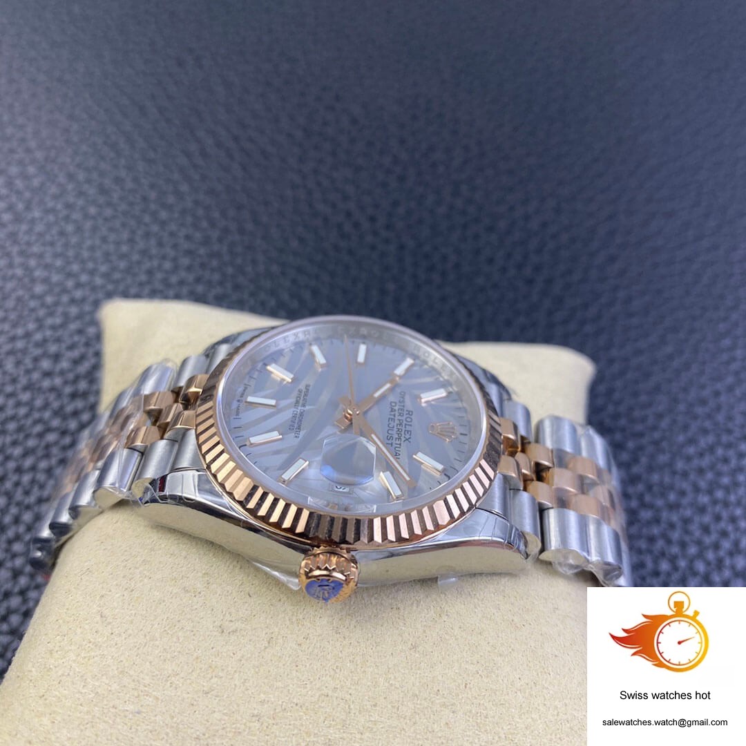 Rolex Datejust M126231-0031 EW Factory Silver Palm Leaf Pattern Dial 5 Rolex Datejust M126231-0031 EW Factory Silver Palm Leaf Pattern Dial 5