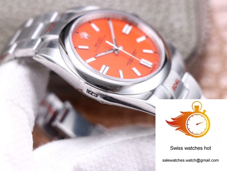 Rolex Oyster Perpetual M124300-0007 41MM EW Factory Coral Red Dial 5 Rolex Oyster Perpetual M124300-0007 41MM EW Factory Coral Red Dial 5
