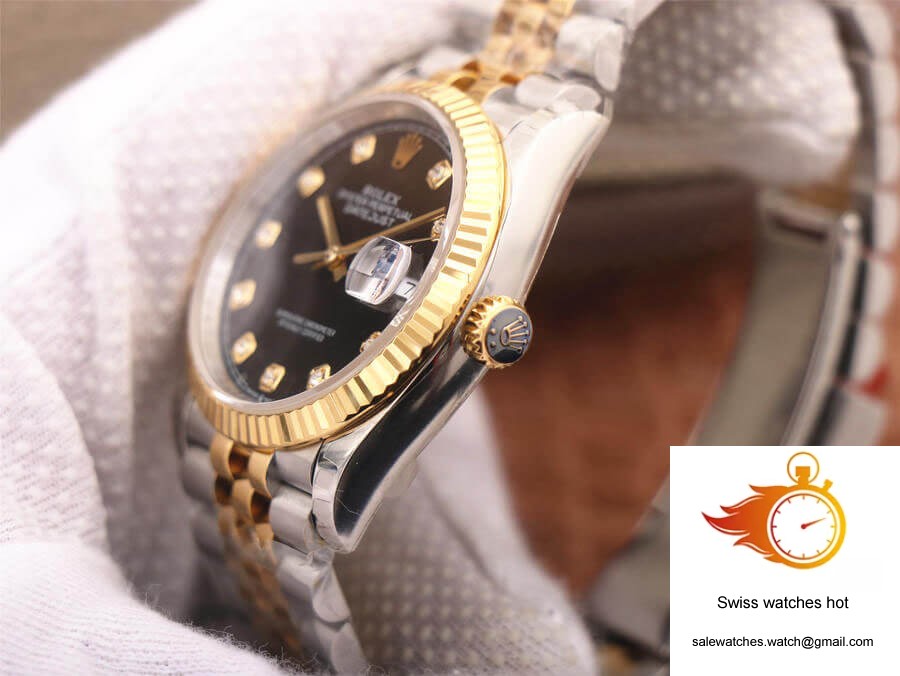 Rolex Datejust M126233-0021 EW Factory Diamond Black Dial 5 Rolex Datejust M126233-0021 EW Factory Diamond Black Dial 5
