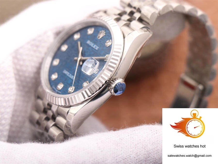 Rolex Datejust M126234-0011 36MM EW Factory Diamond-Studded Blue Dial 5 Rolex Datejust M126234-0011 36MM EW Factory Diamond-Studded Blue Dial 5