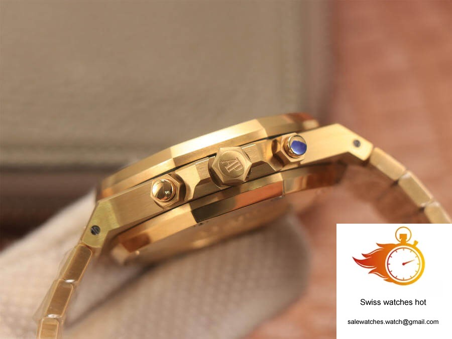 Audemars Piguet Royal Oak Chronograph 26331 OM Factory V2 Yellow Gold Black Dial 5 Audemars Piguet Royal Oak Chronograph 26331 OM Factory V2 Yellow Gold Black Dial 5