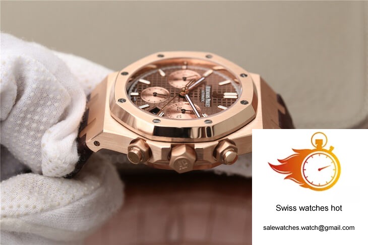 Audemars Piguet Royal Oak Chronograph 26331OR.OO.D821CR.01 OM Factory Brown Dial 5 Audemars Piguet Royal Oak Chronograph 26331OR.OO.D821CR.01 OM Factory Brown Dial 5
