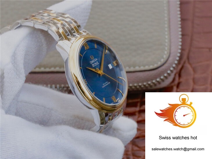 Omega De Ville 424.20.37.20.03.001 TW Factory Blue Dial 5 Omega De Ville 424.20.37.20.03.001 TW Factory Blue Dial 5