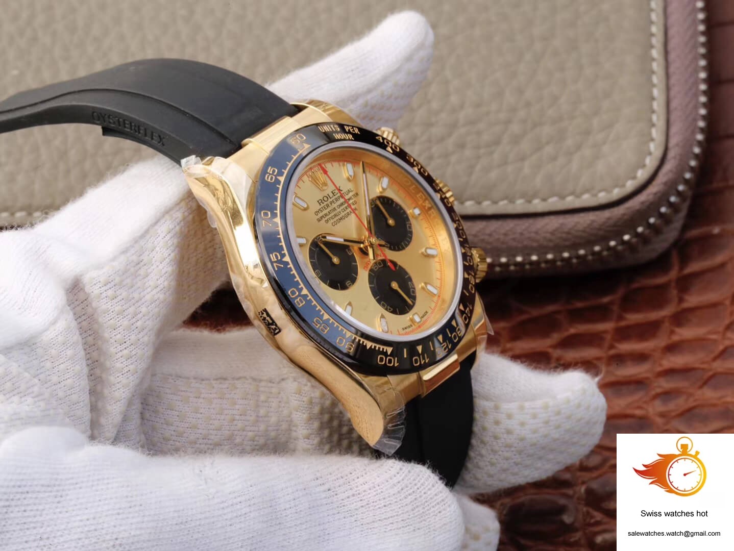 Rolex Daytona Cosmograph 116518ln JH Factory V6 Yellow Gold Black Chronograph 5 Rolex Daytona Cosmograph 116518ln JH Factory V6 Yellow Gold Black Chronograph 5