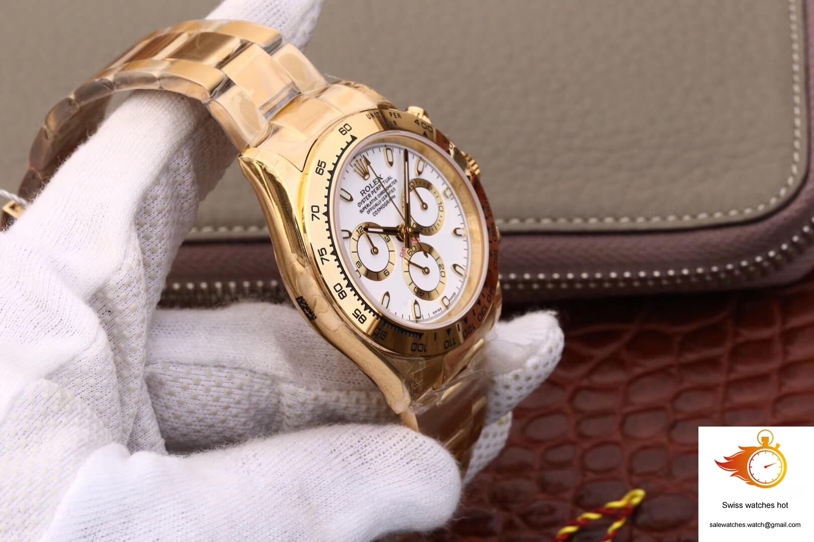 Rolex Daytona Cosmograph M116508-0001 JH Factory Yellow Gold White Dial 5 Rolex Daytona Cosmograph M116508-0001 JH Factory Yellow Gold White Dial 5