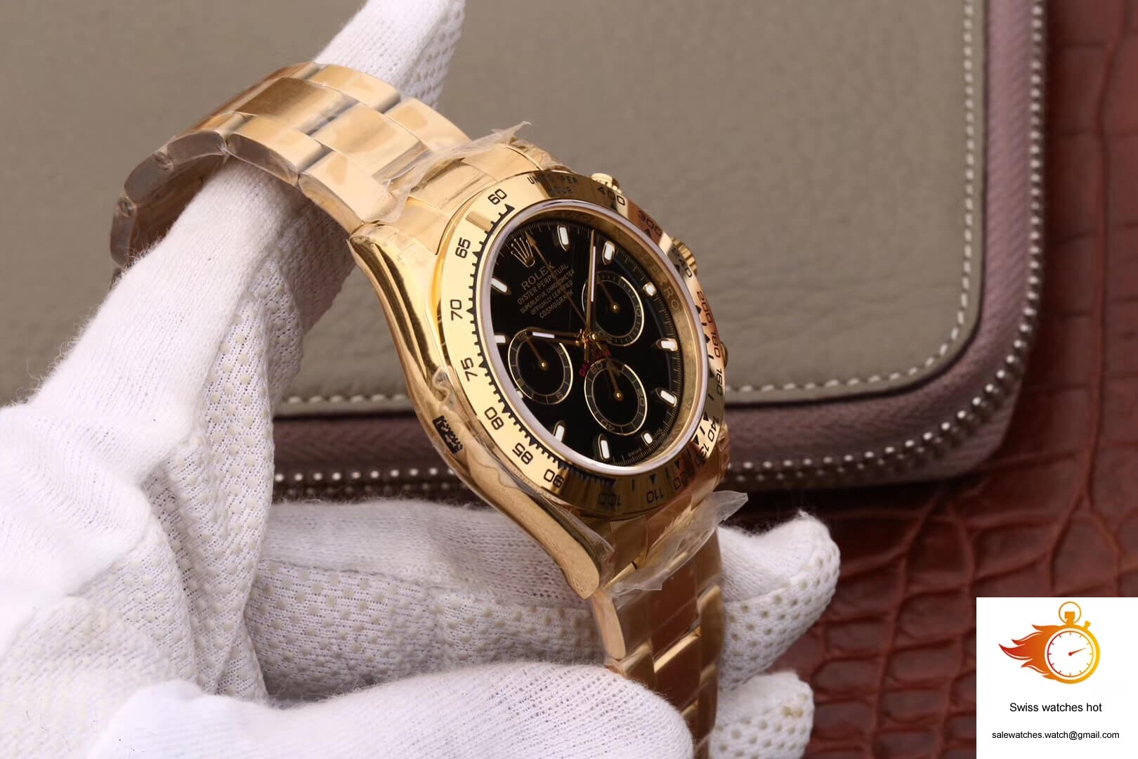 Rolex Daytona Cosmograph M116508-0004 JH Factory Yellow Gold Black Dial 5 Rolex Daytona Cosmograph M116508-0004 JH Factory Yellow Gold Black Dial 5