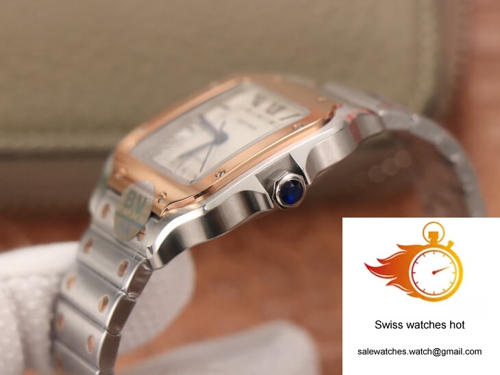 Cartier De Santos W2SA0007 BV Factory White Dial 5 Cartier De Santos W2SA0007 BV Factory White Dial 5