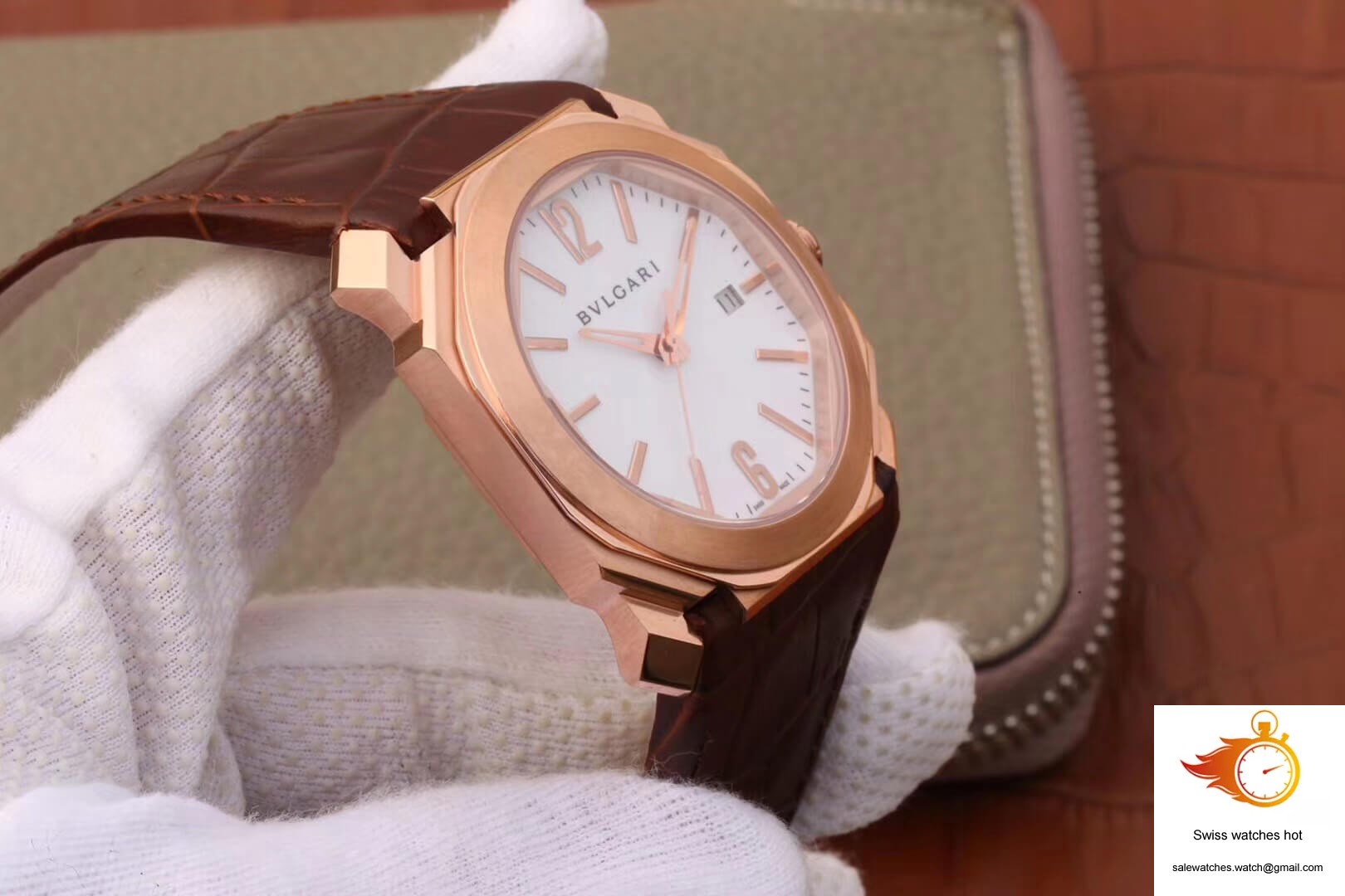 Bvlgari Octo 102119 BGOP38WGLD White Dial 5 Bvlgari Octo 102119 BGOP38WGLD White Dial 5