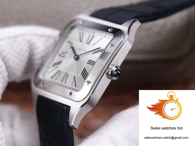 Cartier Santos Dumont WSSA0032 F1 Factory Silver Dial 5 Cartier Santos Dumont WSSA0032 F1 Factory Silver Dial 5