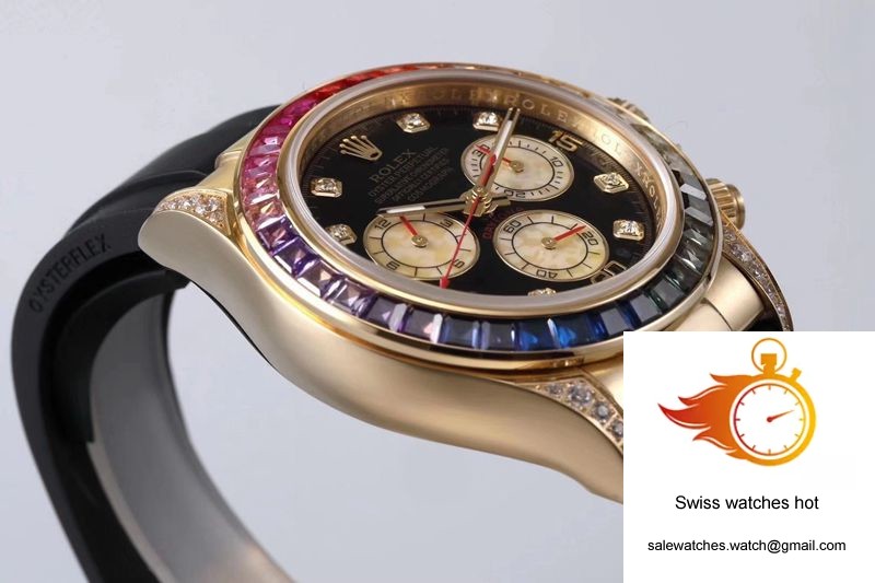 Rolex Daytona 116598RBOW BL Factory Yellow Gold 5 Rolex Daytona 116598RBOW BL Factory Yellow Gold 5
