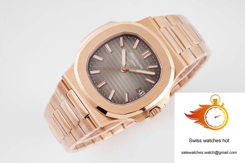 Patek Philippe Nautilus 5711/1R-001 PPF Factory V4 Rose Gold Brown Dial 5 Patek Philippe Nautilus 5711/1R-001 PPF Factory V4 Rose Gold Brown Dial 5