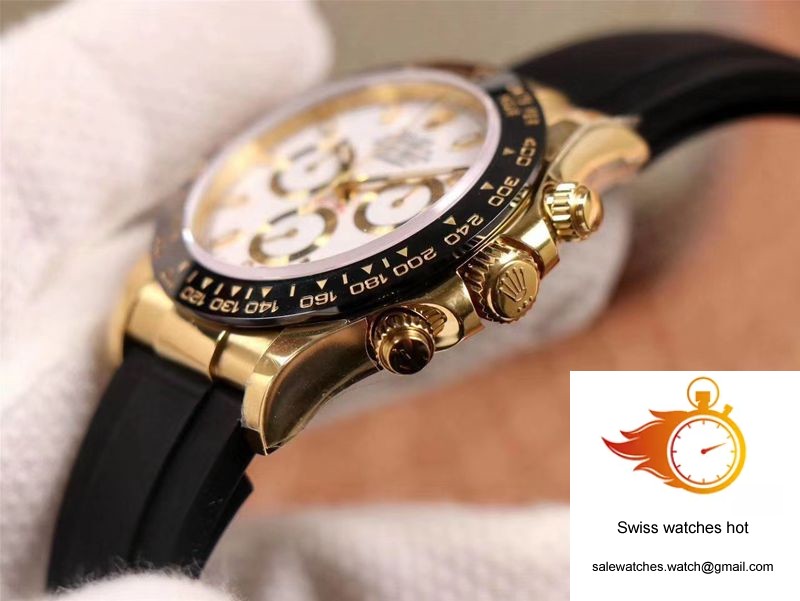 Rolex Daytona M116518LN-0041 Noob Factory White Dial 4130 Movement 5 Rolex Daytona M116518LN-0041 Noob Factory White Dial 4130 Movement 5