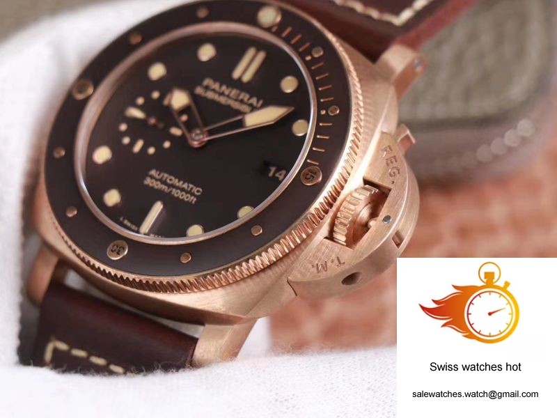 Panerai Submersible PAM00968 King of Bronze VS Factory Brown Dial 5 Panerai Submersible PAM00968 King of Bronze VS Factory Brown Dial 5