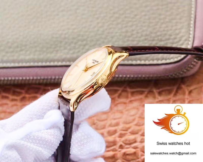 ZF Factory Patek Philippe Calatrava Yellow Gold 5227J-001 Flip Back Version 5 ZF Factory Patek Philippe Calatrava Yellow Gold 5227J-001 Flip Back Version 5