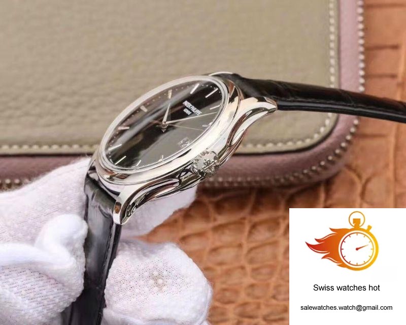 ZF Factory Patek Philippe Calatrava Automatic Date Black Dial Watch 5227G-010 Flip Back Version 5 ZF Factory Patek Philippe Calatrava Automatic Date Black Dial Watch 5227G-010 Flip Back Version 5