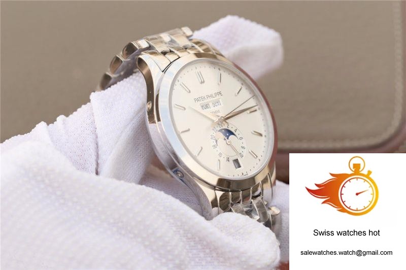Patek Philippe Complications Annual Calendar 5396G KM Factory Steel Strap White Dial 5 Patek Philippe Complications Annual Calendar 5396G KM Factory Steel Strap White Dial 5