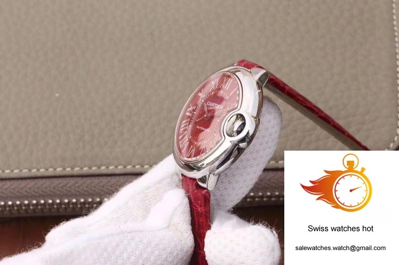 Ballon Bleu De Cartier 33MM WSBB0022 TW Factory Red Dial 5 Ballon Bleu De Cartier 33MM WSBB0022 TW Factory Red Dial 5