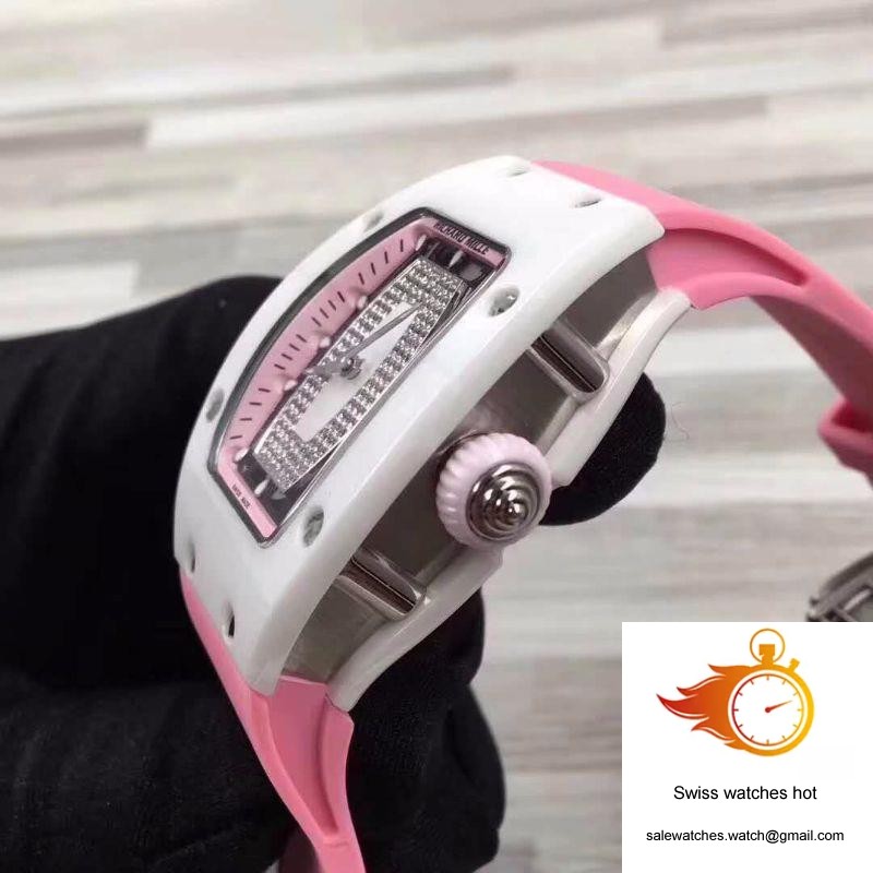 Richard Mille RM07 Ladies Pink Dial with Diamonds 5 Richard Mille RM07 Ladies Pink Dial with Diamonds 5