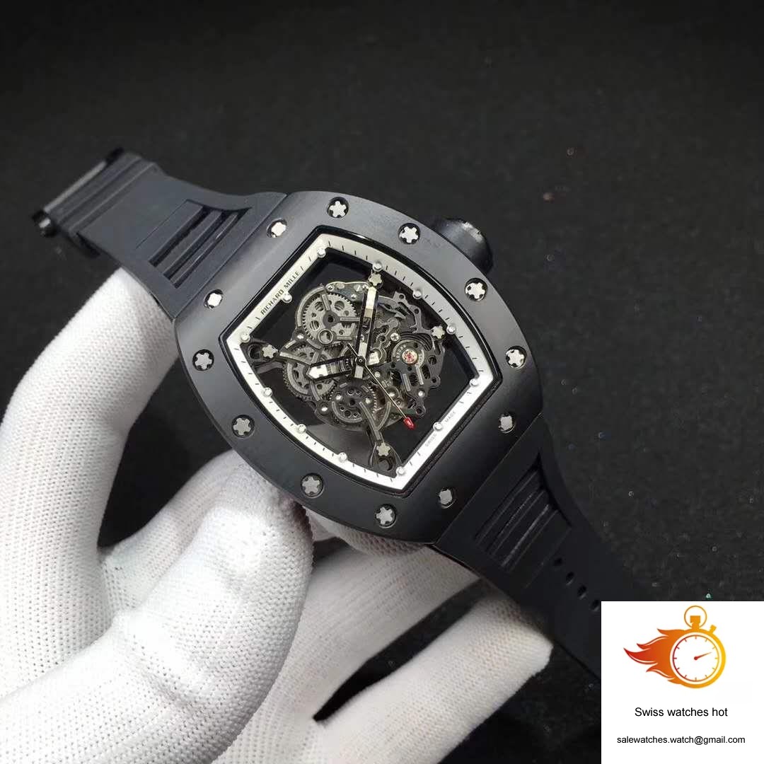 Richard Mille RM055 KV Factory Ceramic White Skeleton Dial 5 Richard Mille RM055 KV Factory Ceramic White Skeleton Dial 5