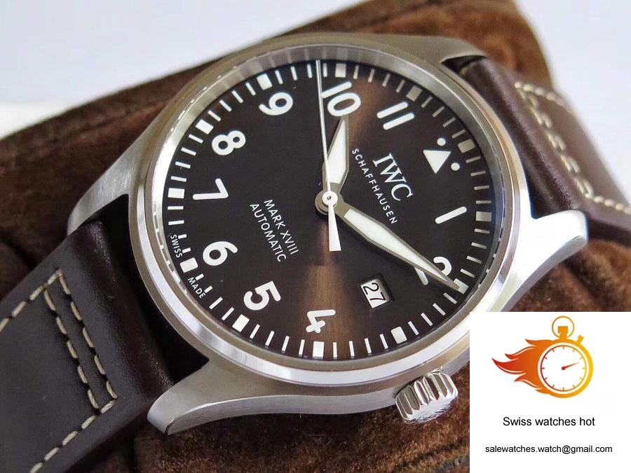 IWC Pilot Mark XVIII Antoine De Saint Exepury IW327003 Chocolate Dial MKS Factory 5 IWC Pilot Mark XVIII Antoine De Saint Exepury IW327003 Chocolate Dial MKS Factory 5