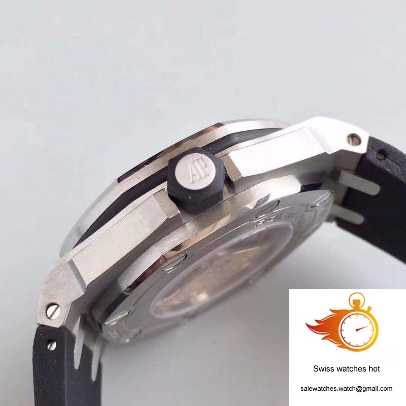 Audemars Piguet Royal Oak Offshore Diver 15710ST.OO.A002CA.02 JF Factory White Dial 5 Audemars Piguet Royal Oak Offshore Diver 15710ST.OO.A002CA.02 JF Factory White Dial 5