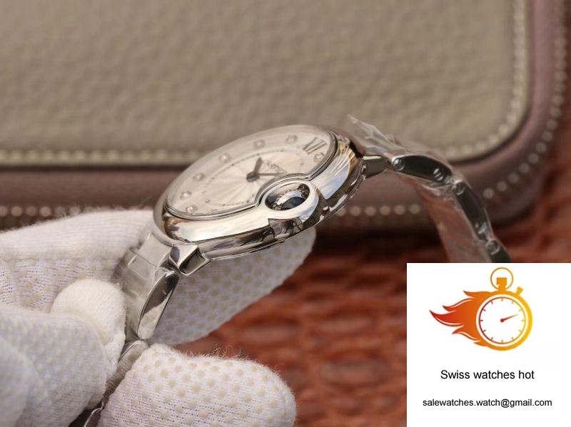 Ballon Bleu De Cartier 33mm V6 Factory White Dial 5 Ballon Bleu De Cartier 33mm V6 Factory White Dial 5