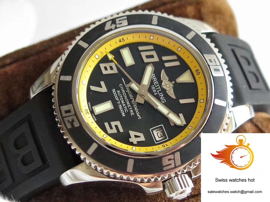 Breitling Superocean 42 Abyss Yellow A1736402/BA32 ZF Factory Black & Yellow Dial 5 Breitling Superocean 42 Abyss Yellow A1736402/BA32 ZF Factory Black & Yellow Dial 5