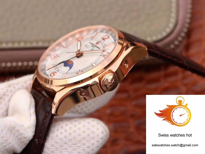 Vacheron Constantin FiftySix Day-Date 4000E/000R/B438 18K Rose Gold White Dial 5 Vacheron Constantin FiftySix Day-Date 4000E/000R/B438 18K Rose Gold White Dial 5