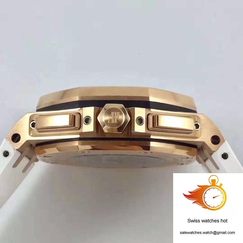 Audemars Piguet Royal Oak Offshore 50 Byblos Saint-Tropez 26408OR.OO.A010CA.01.99 JF Factory V2 White Dial 5 Audemars Piguet Royal Oak Offshore 50 Byblos Saint-Tropez 26408OR.OO.A010CA.01.99 JF Factory V2 White Dial 5