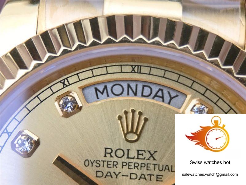 Rolex Day-Date II 218238 40MM EW Factory 18K Yellow Gold Dial 5 Rolex Day-Date II 218238 40MM EW Factory 18K Yellow Gold Dial 5
