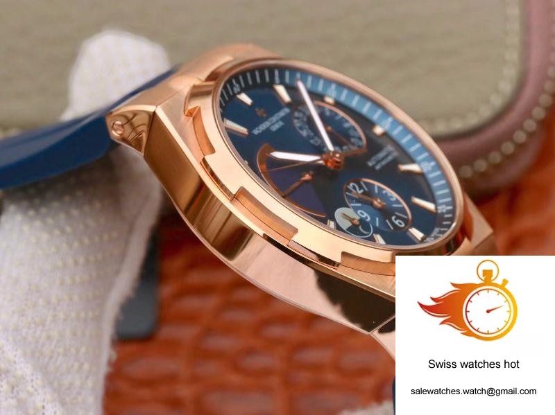 Vacheron Constantin Overseas 44mm TWA Factory 18K Rose Gold Blue Dial 5 Vacheron Constantin Overseas 44mm TWA Factory 18K Rose Gold Blue Dial 5