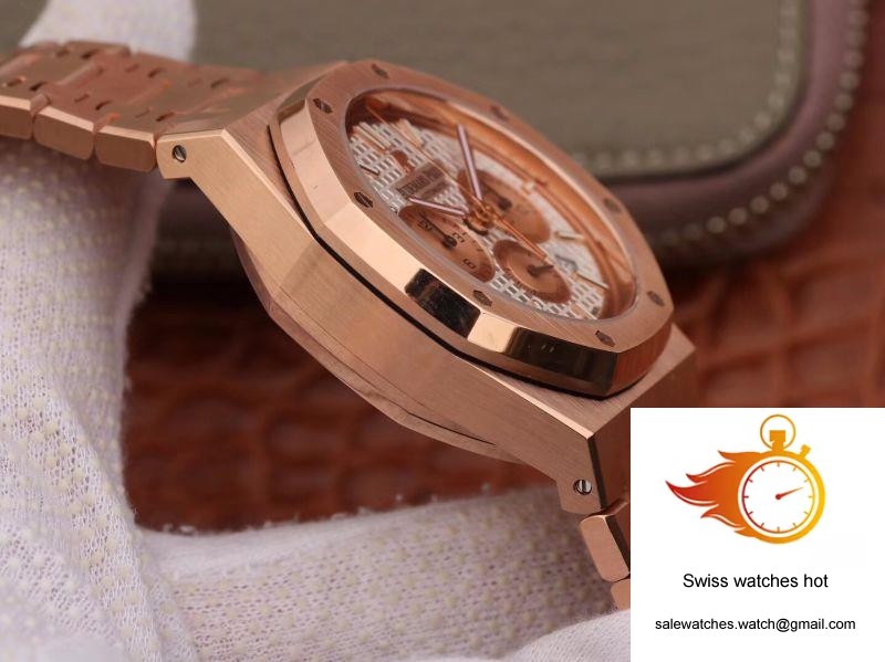Audemars Piguet Royal Oak Chronograph 26315OR.OO.1256OR.01 OM Factory White Dial 5 Audemars Piguet Royal Oak Chronograph 26315OR.OO.1256OR.01 OM Factory White Dial 5