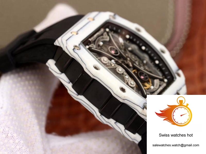 Richard Mille RM53-01 White Ceramic Case Skeleton Dial 5 Richard Mille RM53-01 White Ceramic Case Skeleton Dial 5