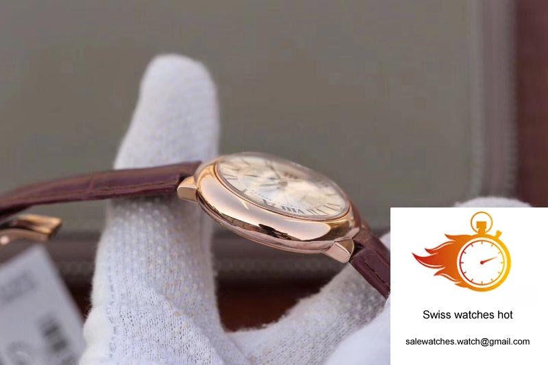 Ballon Bleu De Cartier Ladies 33mm V6 Factory 18K Rose Gold Case White Dial 5 Ballon Bleu De Cartier Ladies 33mm V6 Factory 18K Rose Gold Case White Dial 5