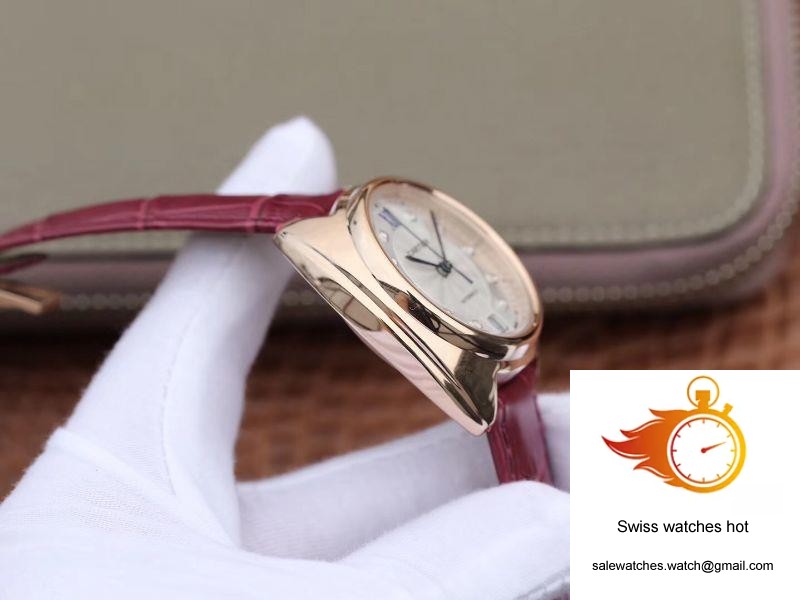Cle De Cartier Automatic 35mm WJCL0032 18K Rose Gold Silver-gray Dial 5 Cle De Cartier Automatic 35mm WJCL0032 18K Rose Gold Silver-gray Dial 5