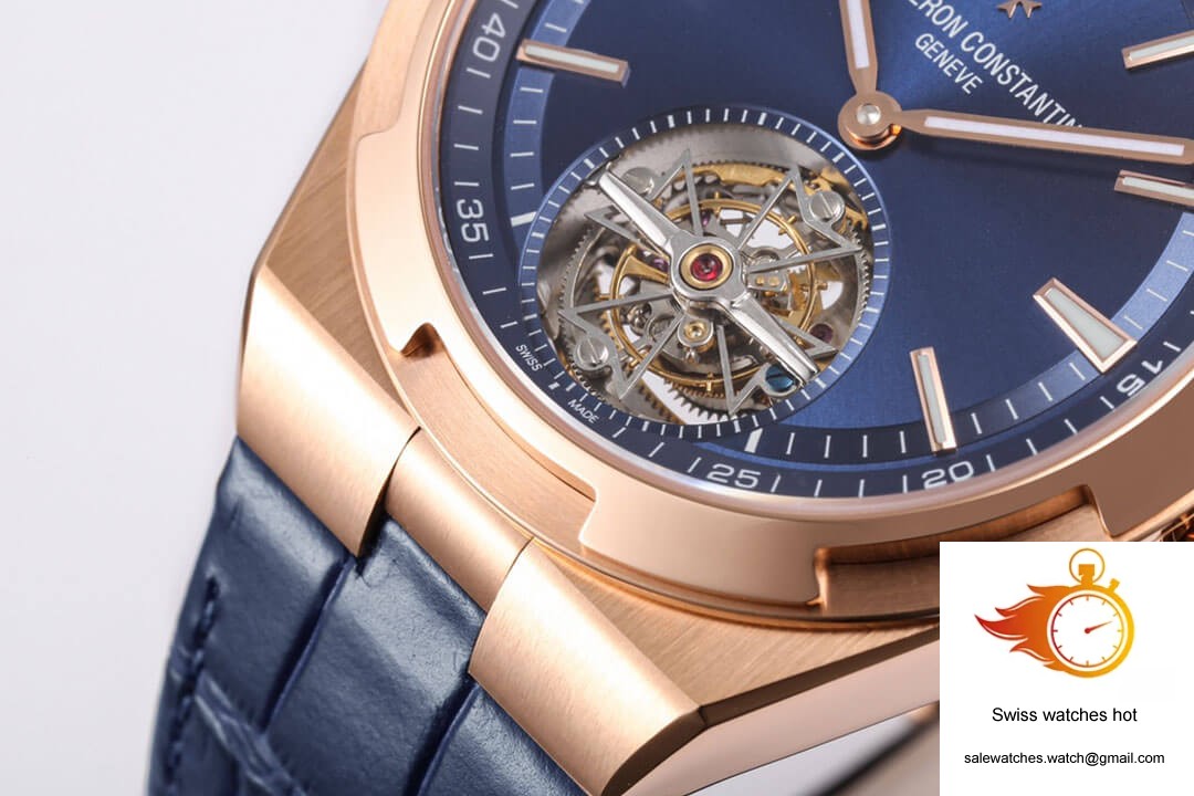 Vacheron Constantin Overseas Tourbillon 6000V/110R-B733 BBR Factory Blue Leather Strap 5 Vacheron Constantin Overseas Tourbillon 6000V/110R-B733 BBR Factory Blue Leather Strap 5