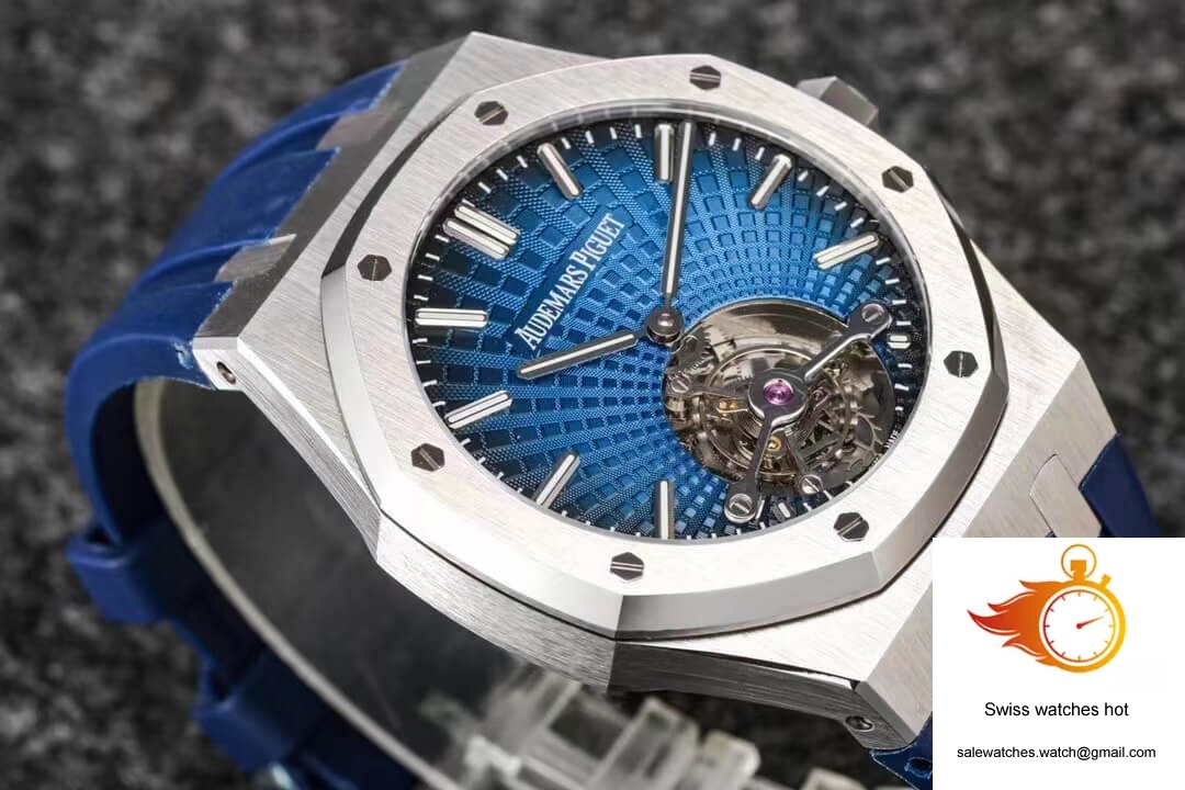 Audemars Piguet Royal Oak Tourbillon R8 Factory V3 Blue Strap 5 Audemars Piguet Royal Oak Tourbillon R8 Factory V3 Blue Strap 5
